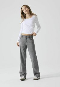 LMTD - Tiesaus kirpimo džinsai - grey denim Miniatiūros vaizdas 1