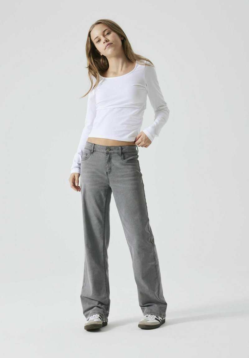 LMTD - Tiesaus kirpimo džinsai - grey denim, Padidinti