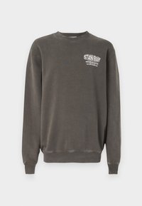 LONG HAUL CREW UNISEX - Φούτερ - washed black