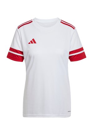 SQUADRA25 SHORT SLEEVE - Sport T-Shirt - weissrot