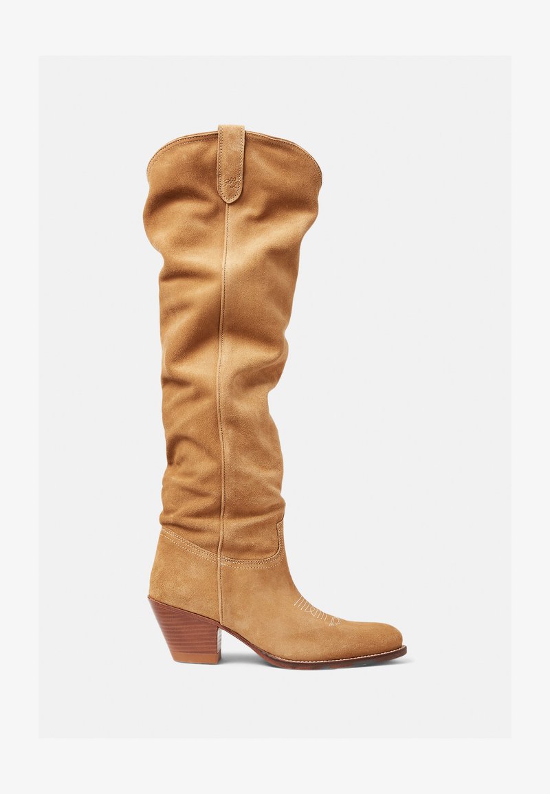 Polo Ralph Lauren TALL BOOT - Over-the-knee boots - caramel