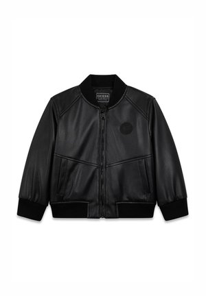 Kunstlederjacke - schwarz