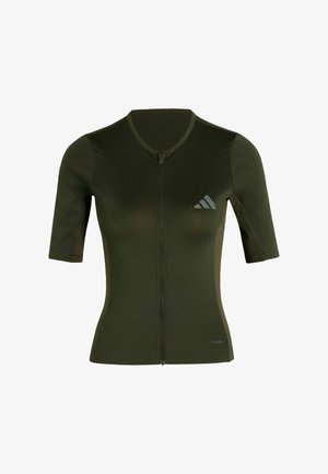 adidas Performance, ADIDAS PERFORMANCE TEMPO CYCLING JERSEY - Cykeltrøjer - olive