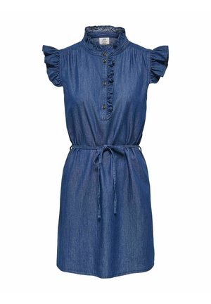 JDY, KLEID JDYKAI KURZES KLEID - Robe en jean - medium blue denim