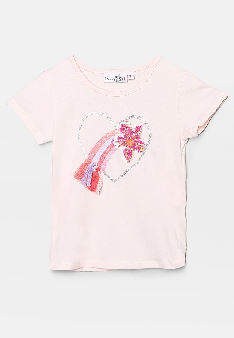 happy girls T-shirt print roze happy girls T-shirt print roze