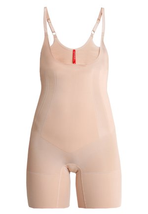 Spanx ONCORE OPEN-BUST MID-THIGH BODYSUIT - Body - soft nude