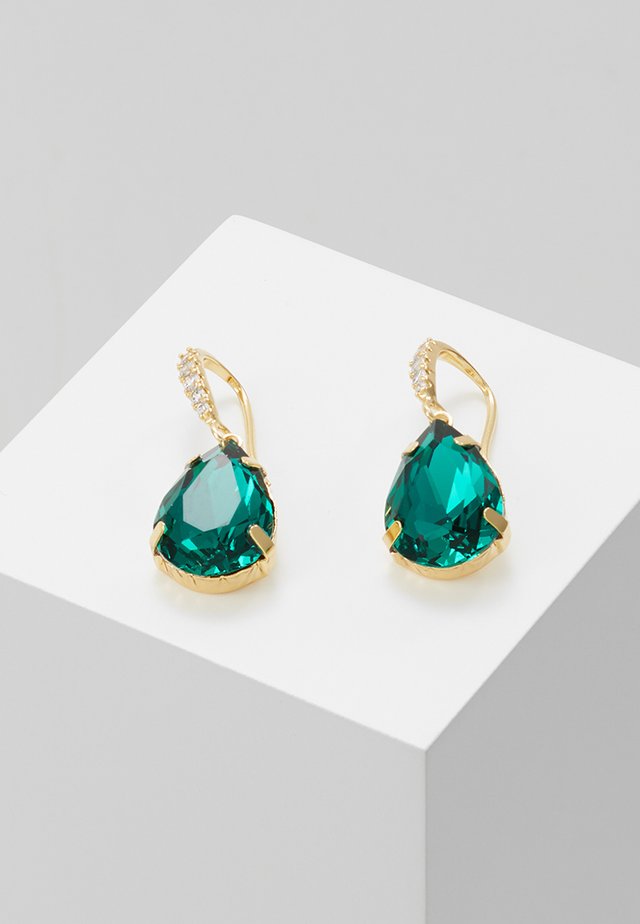 BIRGIT PENDANT EAR - Pendientes - green