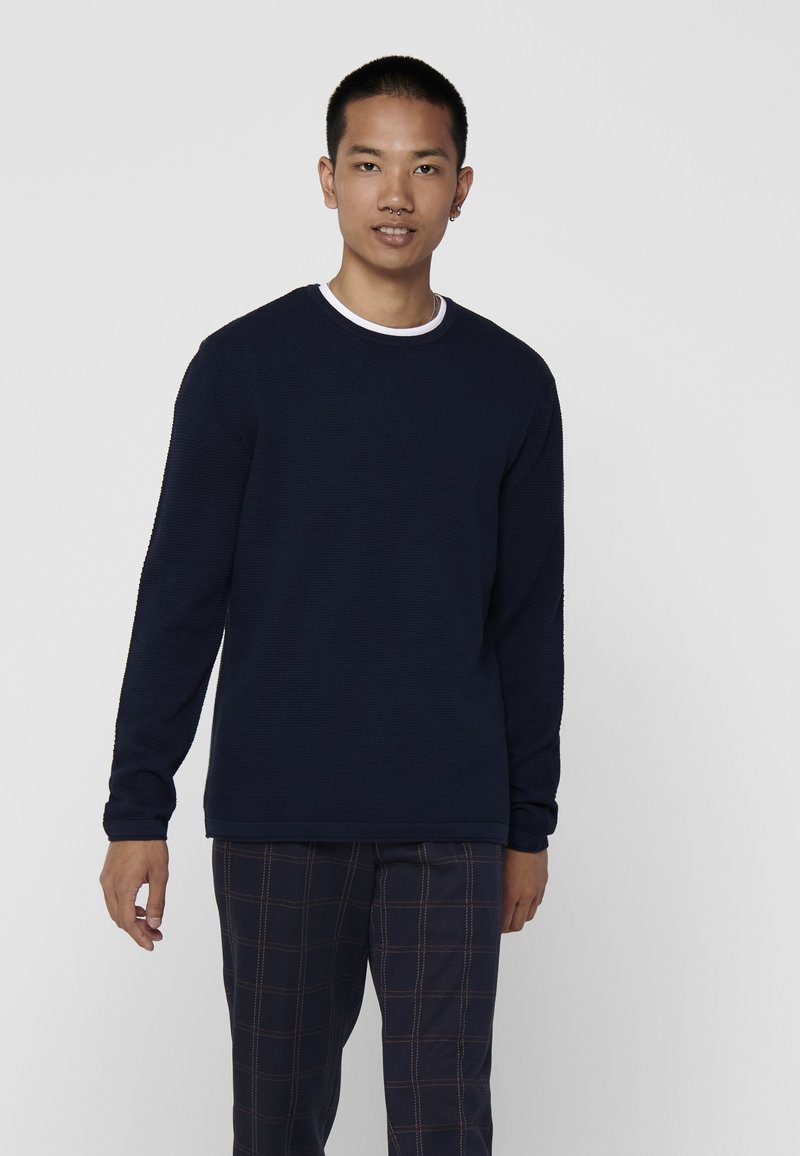 Only & Sons ONSPANTER  - Maglione - dress blues