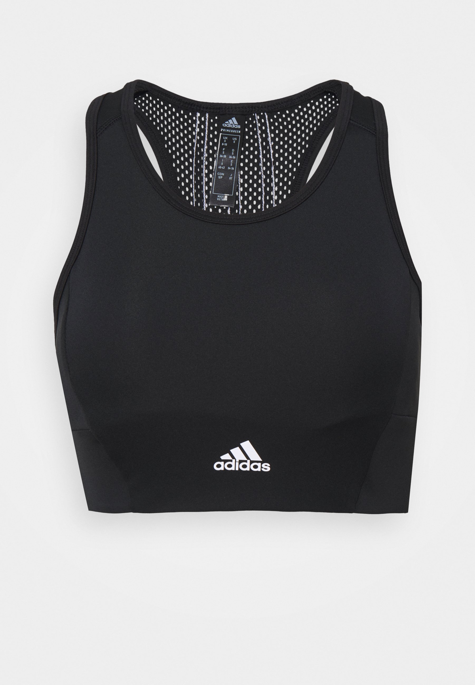 adidas Performance Sport-bh met light support - black/white/Zwart -  Zalando.nl