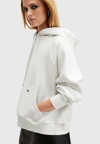 AllSaints TALON UNDRGRND - Jersey con capucha - optic white