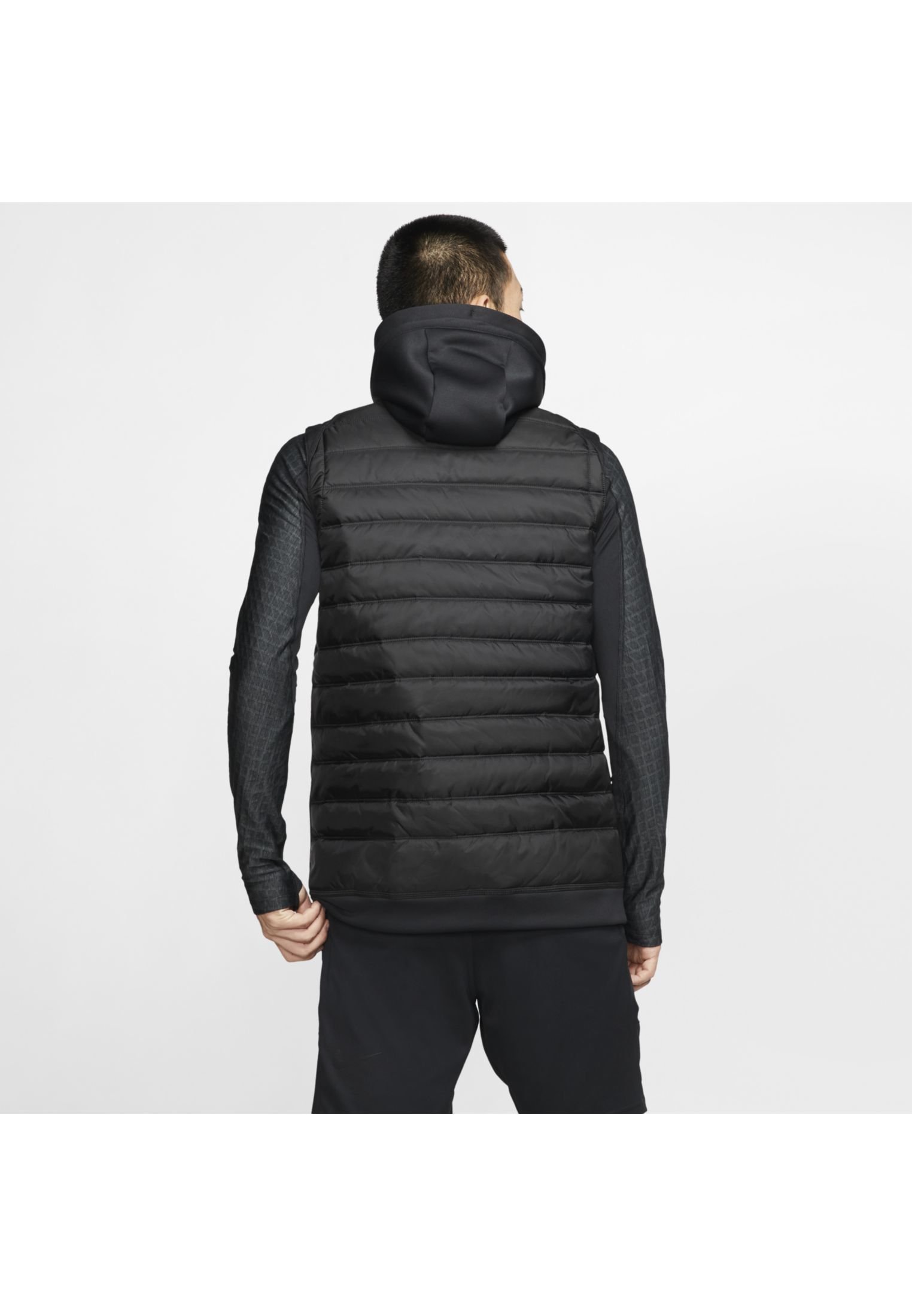 Nike Performance THERMA - Bodywarmer - black/dark grey/Zwart - Zalando.nl