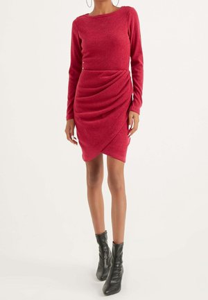 Gebreide jurk - pink