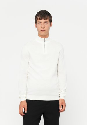ONSALEX HALF ZIP - Svetrík - egret