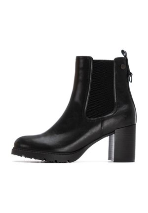 Stivaletti con plateau - black