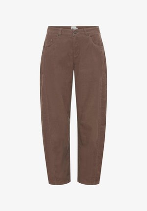 BRAX, STYLE MEGAN S - Trousers - warm greige