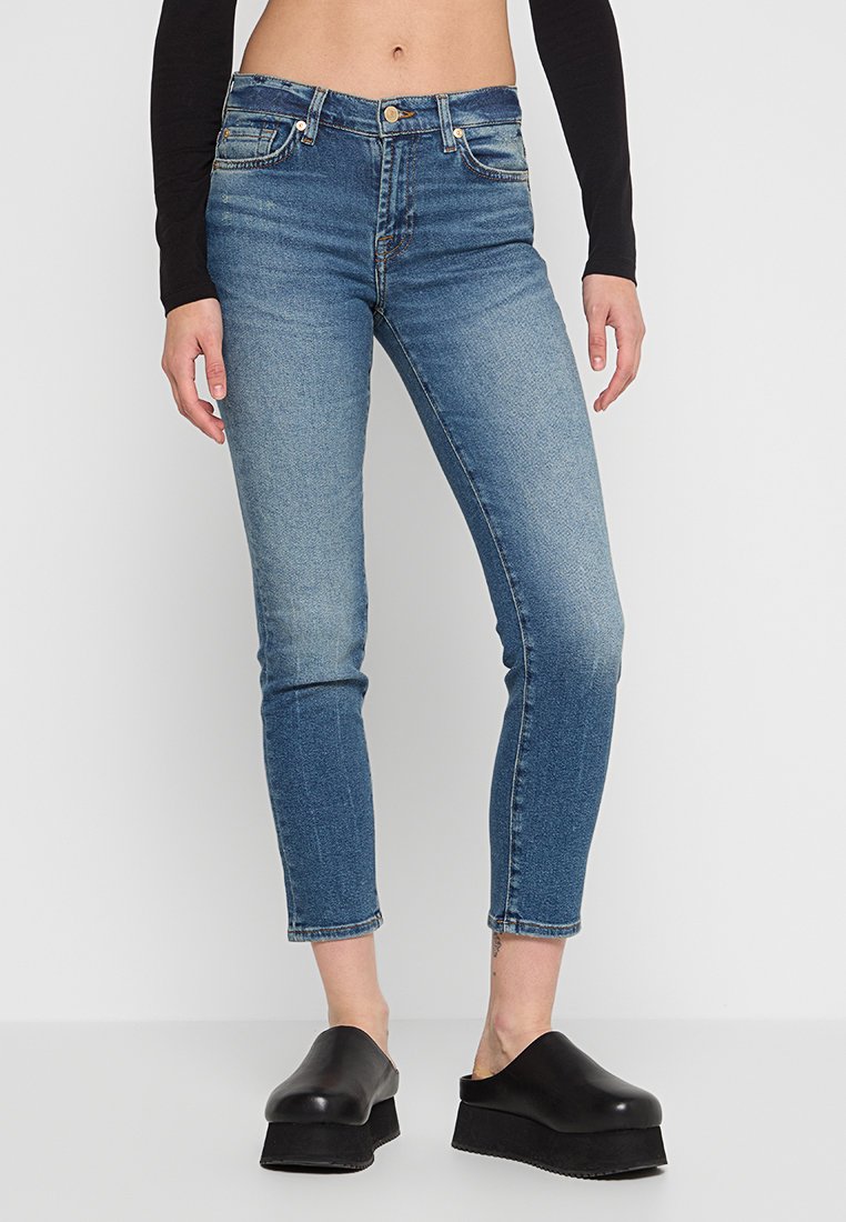 7 For All Mankind Slim fit jeans blauw