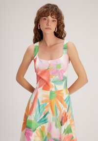 adL Freizeitkleid - printed beige