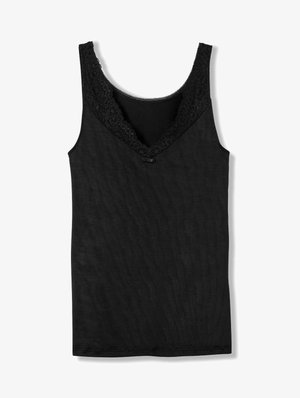 Calida SENSUAL SECRETS OHNE ARM - Hemd - schwarz