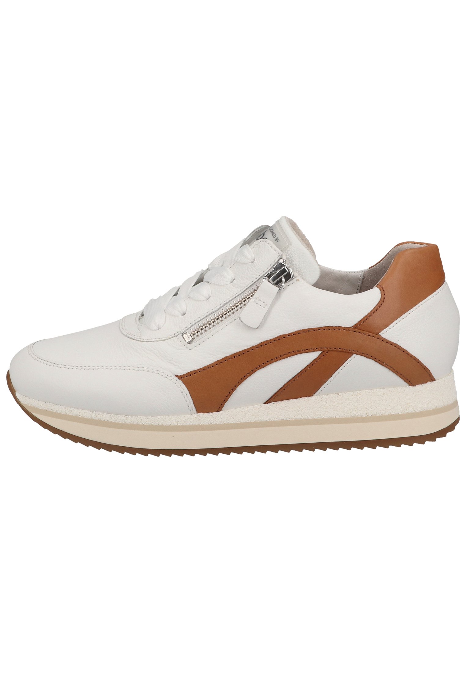 Gabor Sneakers laag - weiss/cognac/wit - Zalando.be
