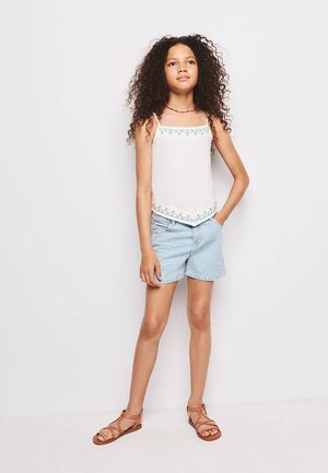 Mango Kids, KID - Jeansshort - light blue
