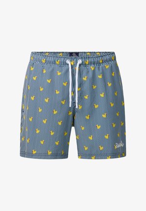Blount & Pool, BEACH STRETCH SHORTS - Badeshorts - navy stripe duck