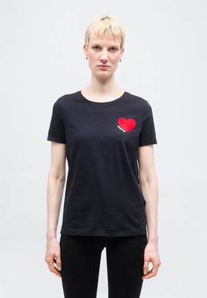 ONLVICA FOLD UP - T-Shirt print - black