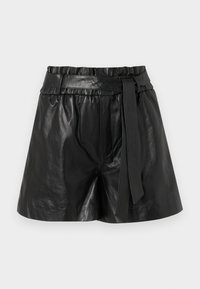 BELLA TIE FRONT - Shorts - black
