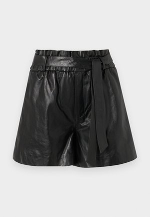 BELLA TIE FRONT - Shorts - black