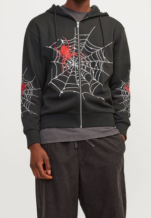 Sudadera con cremallera - black