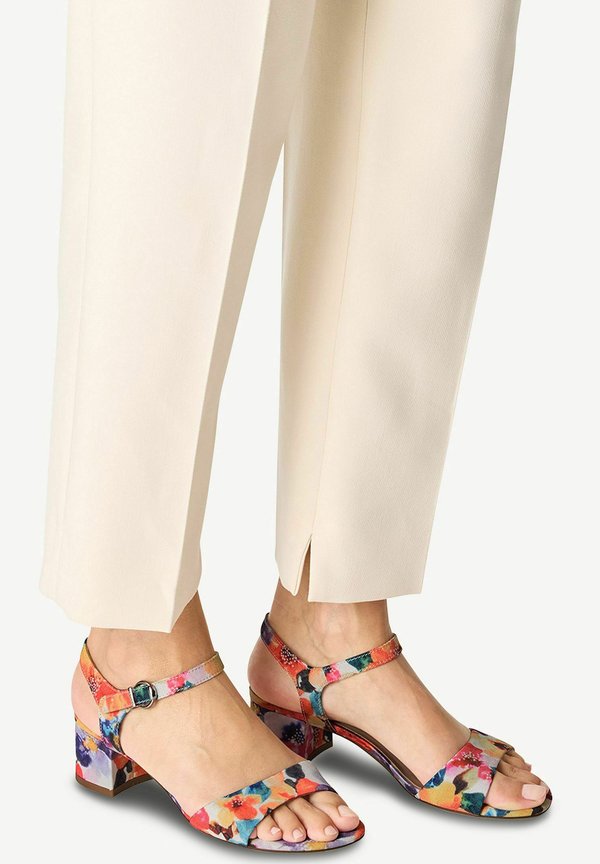 Riemensandalette - orange comb