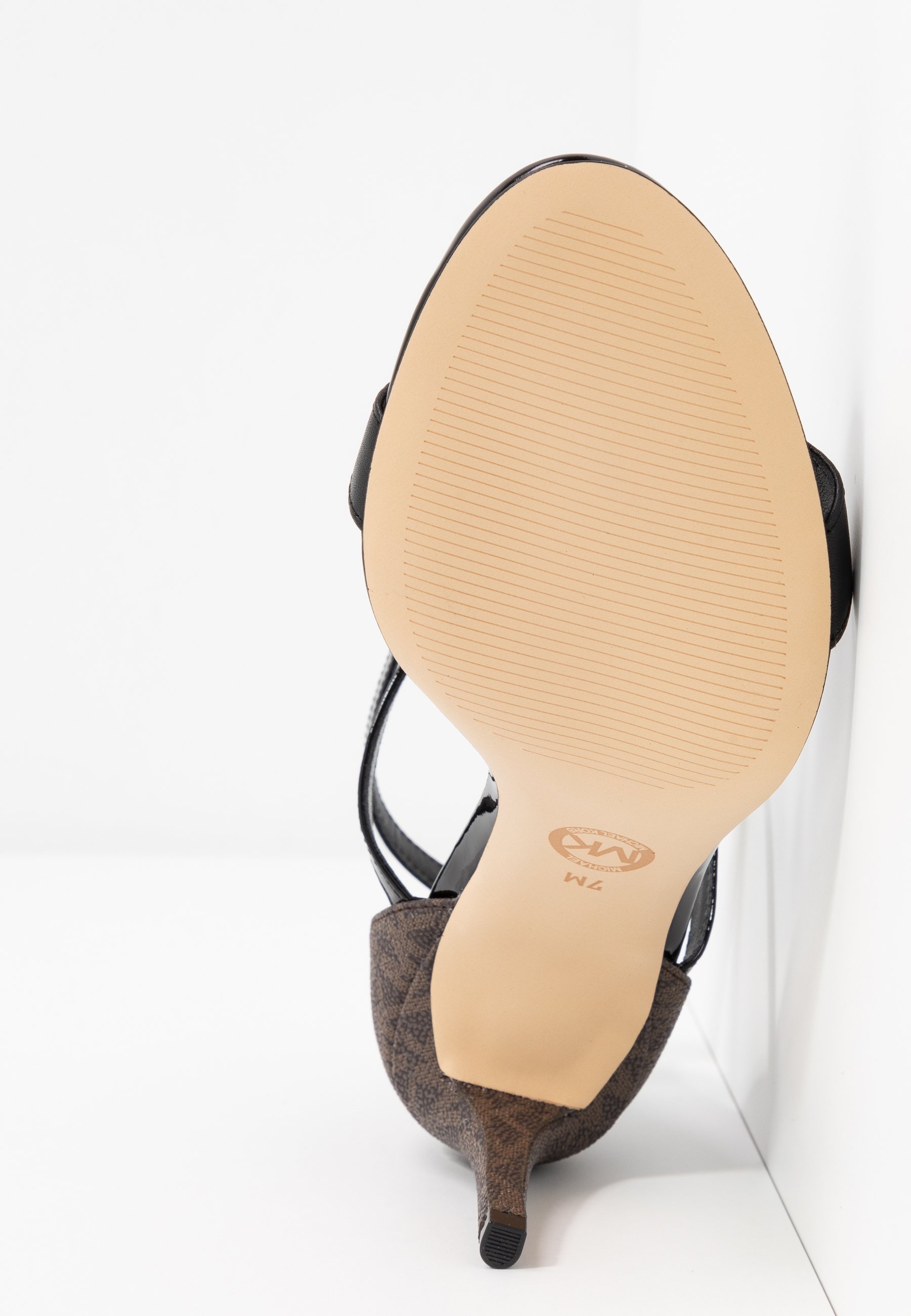 MICHAEL Michael Kors AVA MID - Sandaler - black/brown MICHAEL Michael Kors AVA MID - Sandaler - black/brown