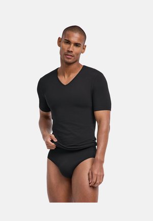 FALKE SEAMLESS T-SHIRT - Unterhemd/-shirt - black
