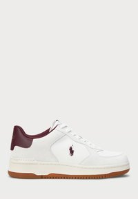 MASTERS COURT SUEDE PANELED SNEAKERUNISEX - Športni copati - deckwash white/wine