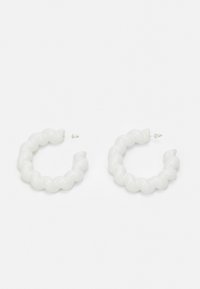 CURL HOOPS - Earrings - alabaster white