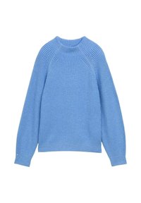 Unselected, light blue knit structure