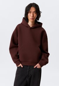 Weekday SIMON HOODIE - Hoodie - burgundy