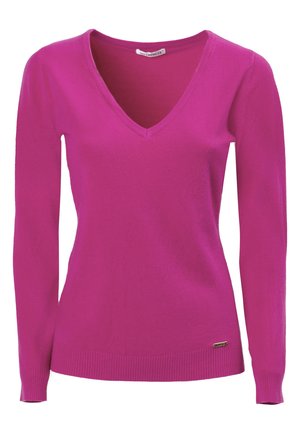 V-NECK - Maglione - fuchsia
