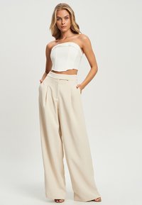 CALLI RENILA - Pantaloni - ecru