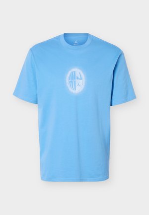 Jordan, CREW - Spordi T-särk - blue beyond/white