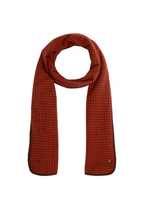 ANGY  - Sciarpa - red-beige checkered