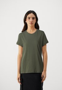 Samsøe Samsøe - SOLLY TEE SOLID - T-shirt basic - deep depths Miniatuurafbeelding 1