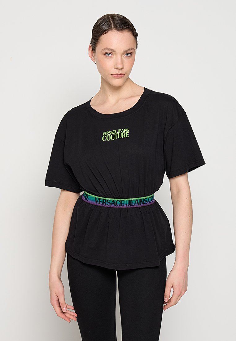 Versace Jeans Couture T-shirt print zwart