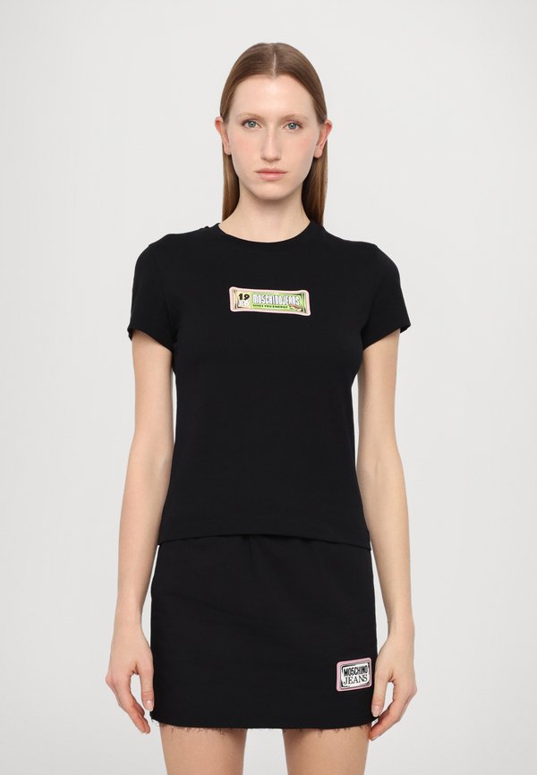 HIKING - Print T-shirt - fantasia nero