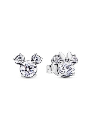 DISNEY MICKEY MOUSE & MINNIE MOUSE SPARKLING STUD  - Orecchini - silver coloured