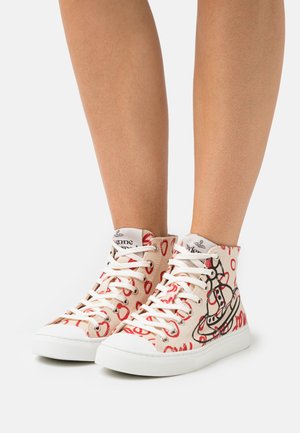 PLIMSOLL - Höga sneakers - natural