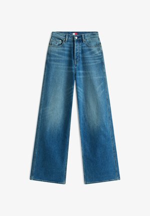 Tommy Jeans, CLAIRE HIGH RISE WIDE LEG JEANS - Wide Leg - denim medium