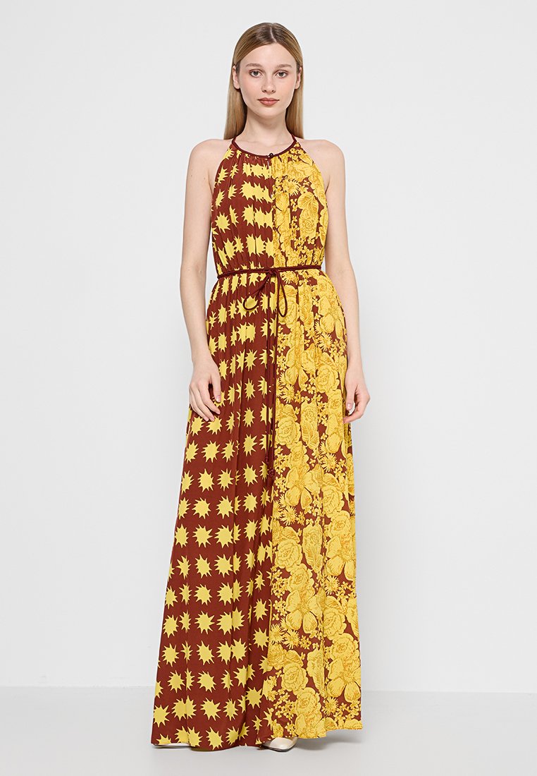 Diane von Furstenberg Długa sukienka żółty