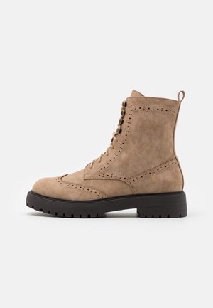 Bottines à lacets - sand
