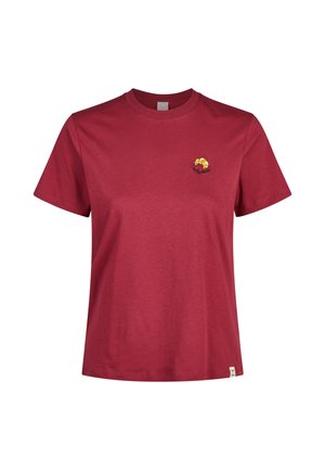 Iriedaily, IRIEDAILY T-SHIRT DAILY PLAISIR - Print T-shirt - dark berry