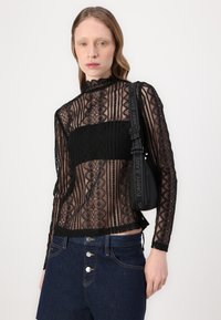 Tommy Jeans HOT PANT - Denim shorts - denim dark